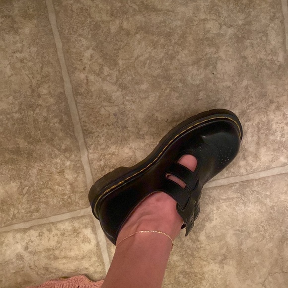 Dr Martens Fouble Buckle Maryjane Black Shoes Sz 4 but fits 6 - Picture 8 of 8